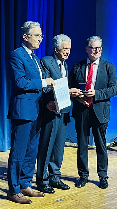 Christoph Schoess Awarded Prestigious Theodor Leber Medal